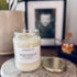 French Countryside soy candle with fresh pear & vanilla notes, luxury home fragrance in glass jar