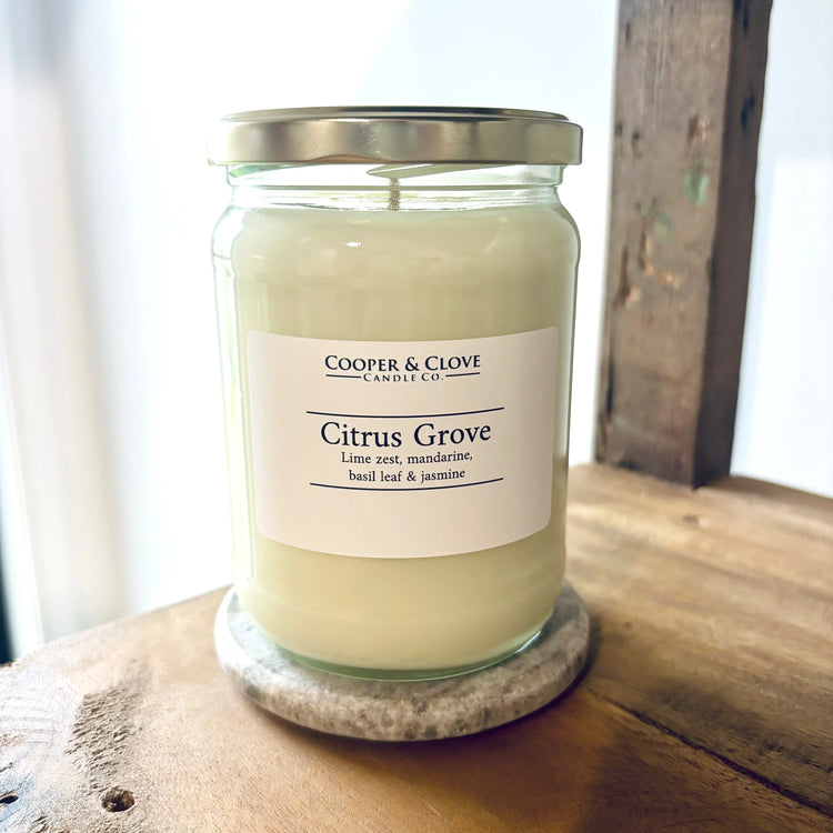 Citrus Grove Cooper & Clove Candle Co.