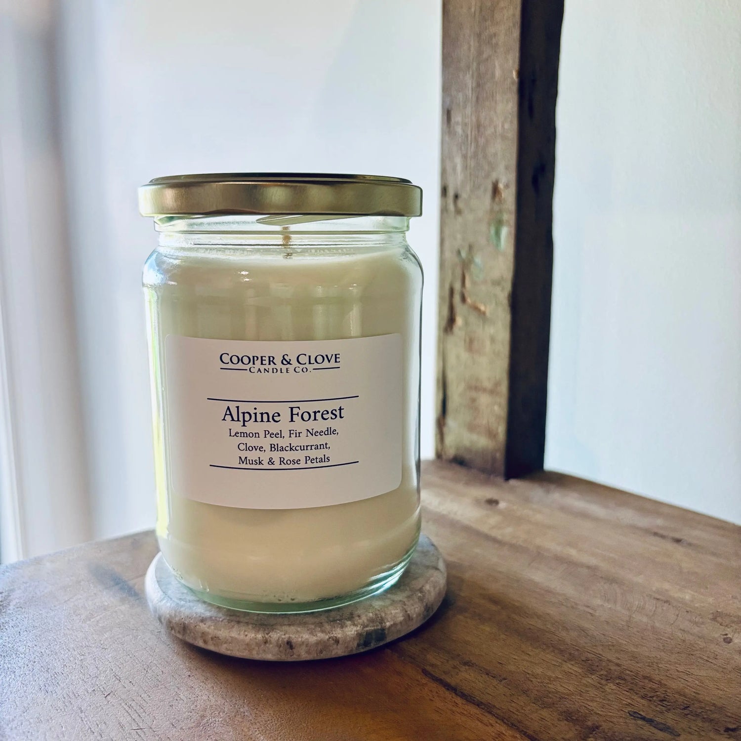 Alpine Forest Cooper & Clove Candle Co.