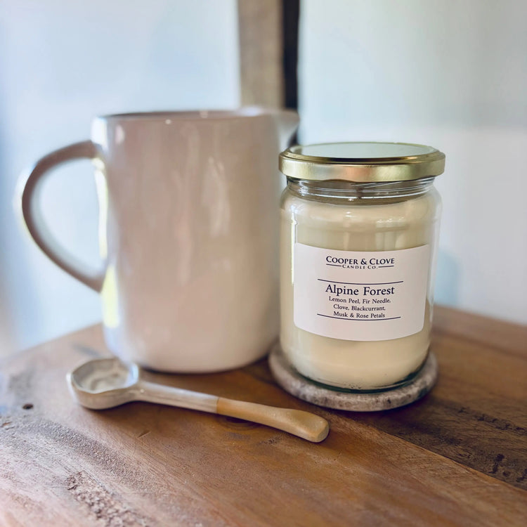 Alpine Forest Cooper & Clove Candle Co.